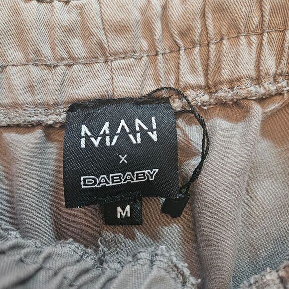 Boohoo Light Gray Cargo Joggers - Picture 2 of 10